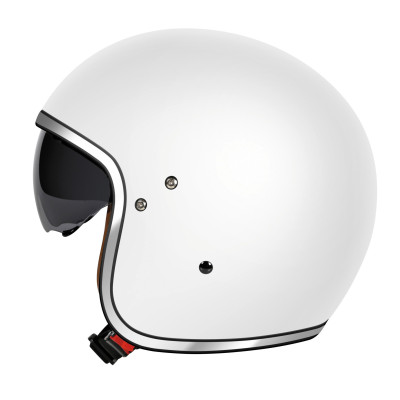 CASCO LH-2 JET BIANC OPACO XS VISIERA INTEGRATA