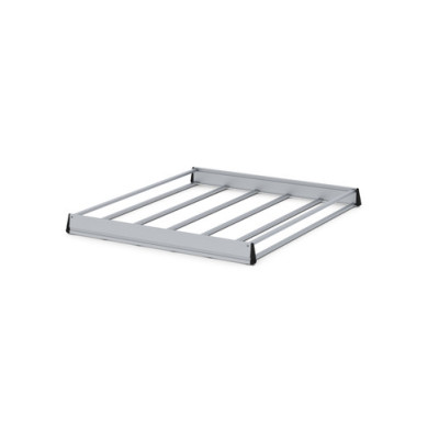 KARGO RACK  140X130 CM CESTA PORTAPACCHI PER VEICOLI COMM. ALLUMINIO