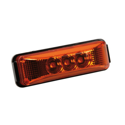 Luce ingombro a 3 Led, 24V - Arancio