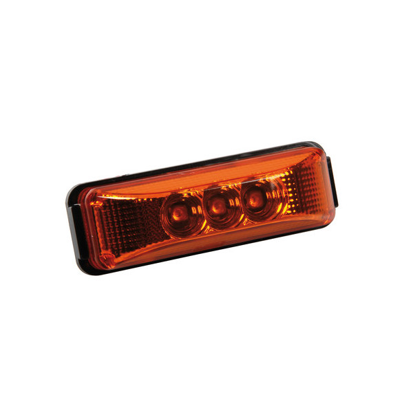 Luce ingombro a 3 Led, 24V - Arancio