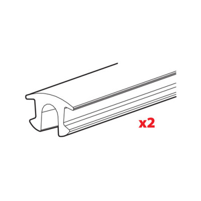 SET 2 GOMME INFERIORI BARRE QUADRA ALUMIA CLUB KUMA L 125 CM.