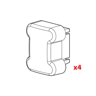 SET 4 TAPPI BARRE KARGO  (75PL001B)