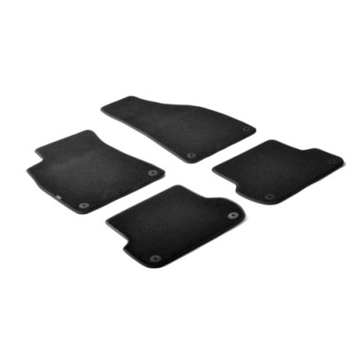 SR.TAP.MOQUETTE NERI COMPATIB CON AUDI A4 4P 07+-A4 AVANT 08+11