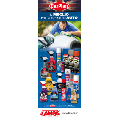 LOCANDINA CARPLAN DISPLAY ALLUMINIO