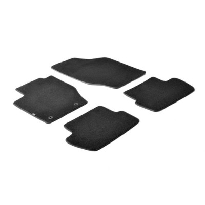 SR.TAP.MOQUETTE NERI COMPATIB CON CITROEN C4 3P 05+10- CITROEN C4 5P 05+10