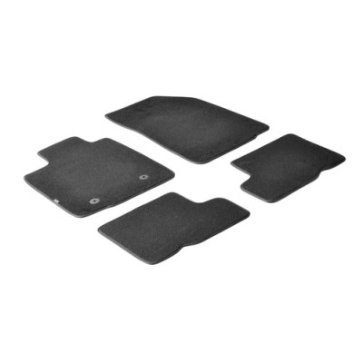 Set tappeti su misura in moquette - Nero -  Dacia Sandero (09-08+12-12) -  Dacia Sandero Stepway (07-09+12-12)