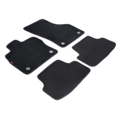 SR.TAP.MOQUETTE NERI COMPAT. CON VW GOLF VII 11-12+