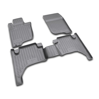 Set tappeti su misura in TPE -  Mitsubishi L200 Double Cab 4p (01-05+03-10) -  Mitsubishi L200 Double Cab 4p (04-10+08-15)