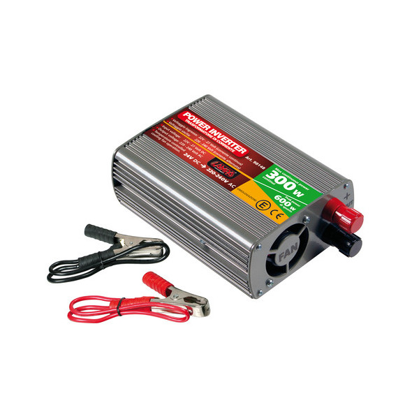 POWER INVERTER 300W 24-+220V  SPUNTO 600W ROHS