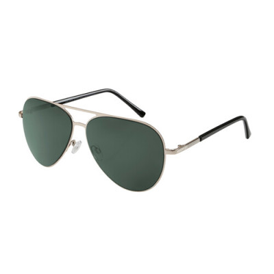 OCCHIALI SOLE 2 PZ. DISTINGUO GOLD-GREEN MOD.501 CON BUSTA UV400 CAT.3