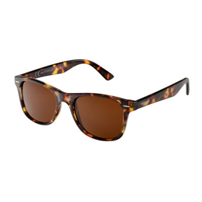 OCCHIALI SOLE 2 PZ. DISTINGUO DEMI BROWN-BROWN MOD.504 CON BUSTA UV400 CAT.3