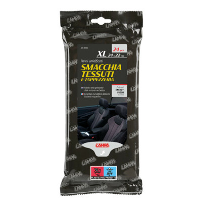 SALVIETTINE SMACCHIA TESSUTI 22X24CM - 24PZ