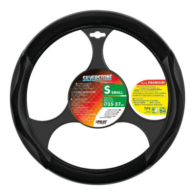 *COPRIVOLANTE  SILVERSTONE  NERO MISURA S 35-37 CM