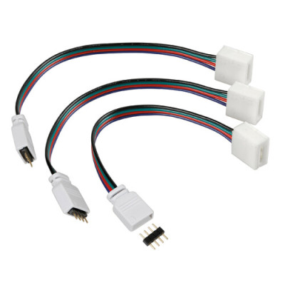 CONNETTORI CENTRALINA PER STRISCE RGB 4PIN