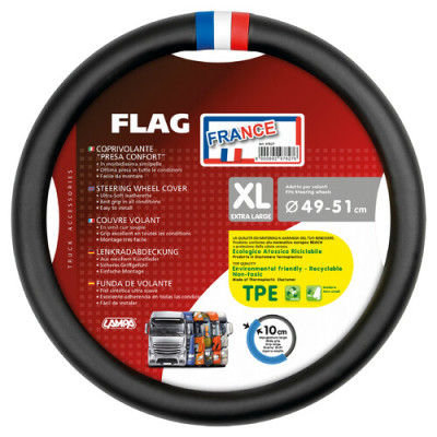 *COPRIVOLANTE  FLAG-FR  MISURA XL 49-51 CM NERO