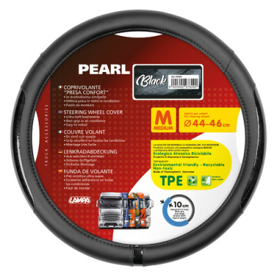COPRIVOLANTE  BLACK-PEARL  MISURA M 44-46 CM NERO