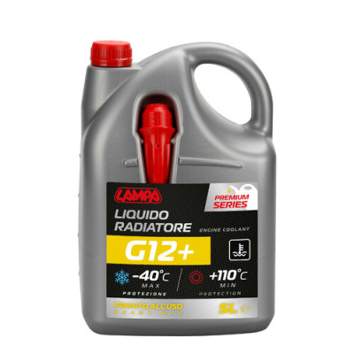 LIQUIDO RADIATORE G12+ GIALLO 5L(-40 C)  PREMIUM 