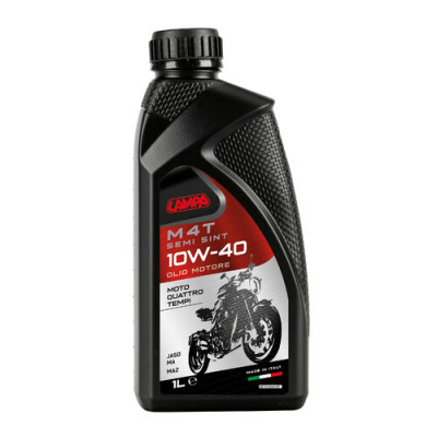 M4T SEMI SINT 10W-40 OLIO MOTORE MOTO 4T  1 LT.