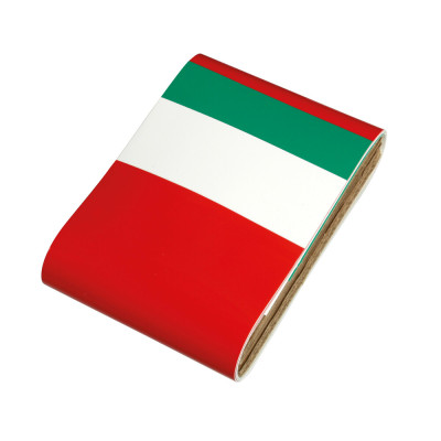 *FASCE AUTOADESIVE TRICOLORE ITALIA 10cmX1mt X 3 PZ