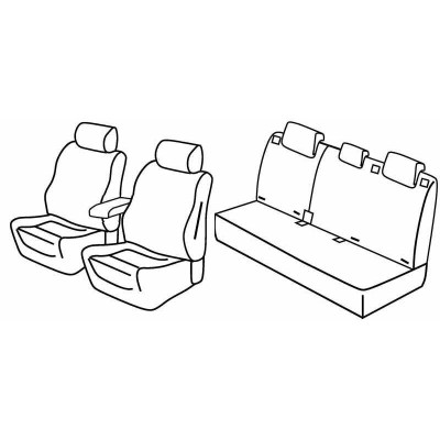 FOD.SUPERIOR NERO-BLU SU ORD. CITROEN C4 5P 10+