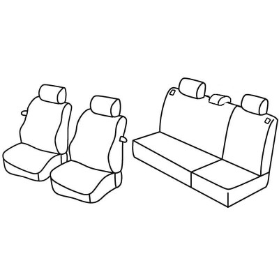 FOD.SUPERIOR NERO-BLU SU ORD. SEAT IBIZA 3P 02+09