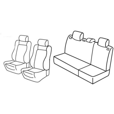 FOD.SUPERIOR NERO-BLU SU ORD. SEAT IBIZA 5P 02+09