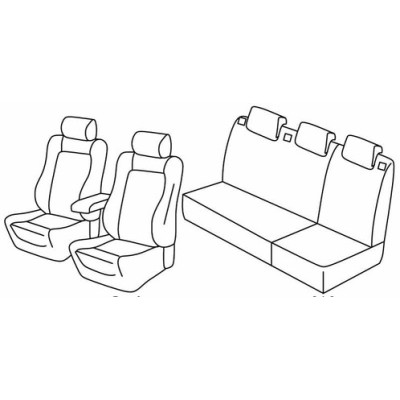 FOD.SUPERIOR NERO-BLU SU ORD. SEAT IBIZA 5P 08+