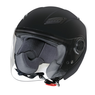 CASCO LH-1 JET NERO OPACO XS VISIERA SINGOLA