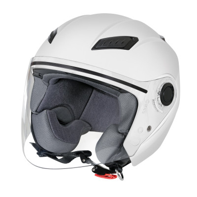 CASCO LH-1 JET BIANCO OPACO L VISIERA SINGOLA