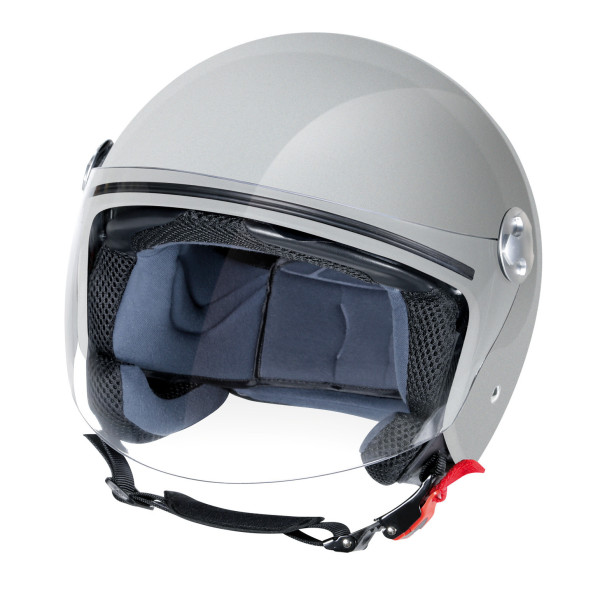 CASCO LD-1 DEMIJET L SILVER DOPPIA VISIERA