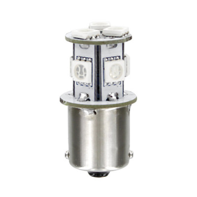 LAMPADA BA15S 28V 8SMD AMBRA