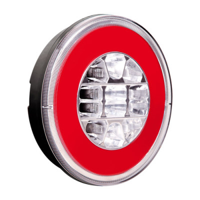 FANALE POST.ROTONDO 12-24V O-LED 3 FUNZIONI