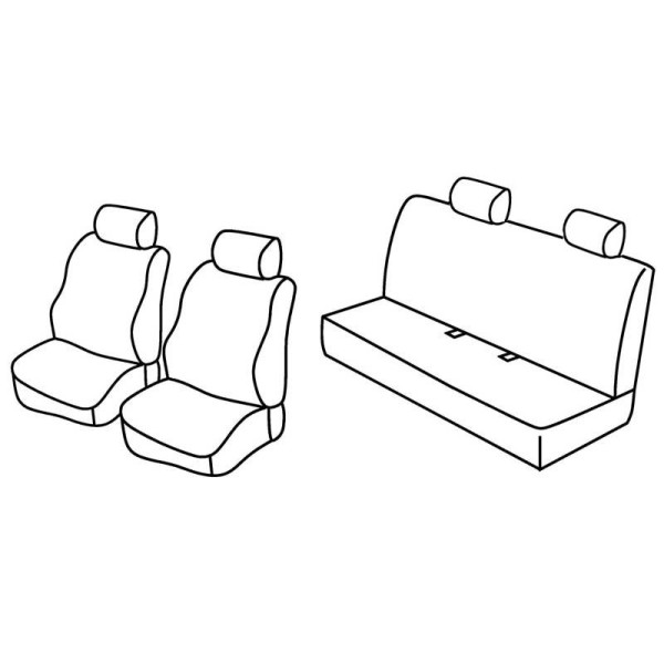 FOD.SUPERIOR BEIGE SU ORD. FIAT PANDA 03+12
