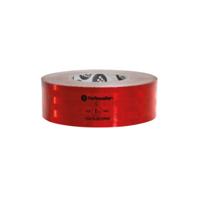 NASTRO VALUE ROSSO  50M. SUP. RIGIDE OMOLOGATO ECE 104