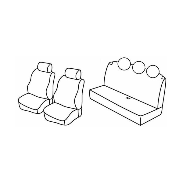 FOD.SUPERIOR BEIGE SU ORD. FIAT PANDA 12+
