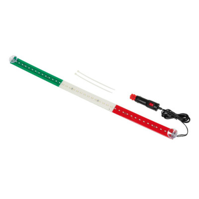 BANDIERA LUMINOSA ITALIA 24V 60CM 42LED