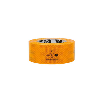 NASTRO PREMIUM GIALLO 12,5 M. SUP.RIGIDE OMOLOGATO ECE 104
