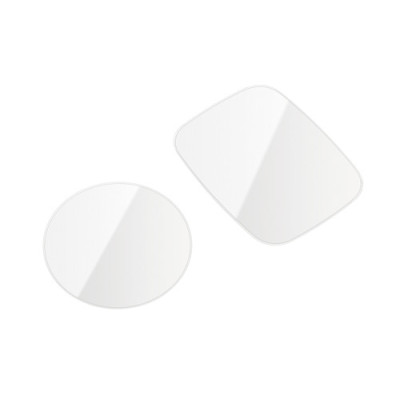 CP. BASI METALLICHE  DITTO  BIANCO LUCIDO PER PORTA TEL. MAGNETICI