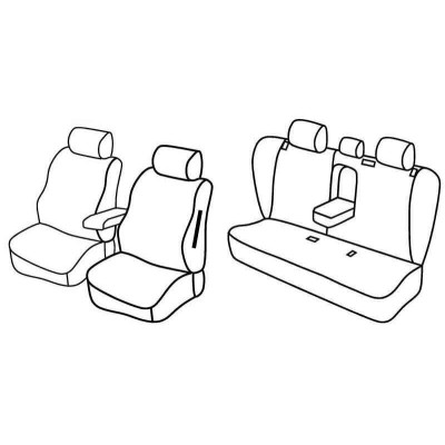 FOD.SUPERIOR NERO-BLU SU ORD. BMW X3 (F25) 10+