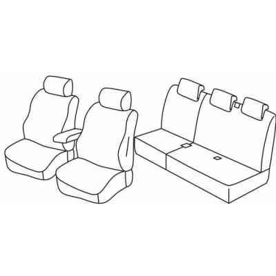 FOD.SUPERIOR NERO-BLU SU ORD. DACIA LODGY 12+