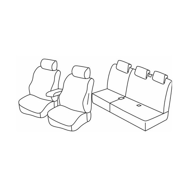 FOD.SUPERIOR NERO-BLU SU ORD. DACIA LODGY 12+