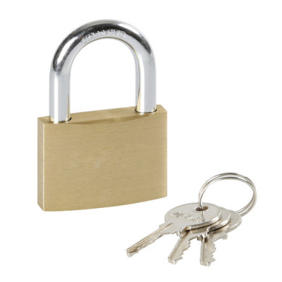 LUCCHETTO OTTONE 40MM ARCO STANDARD