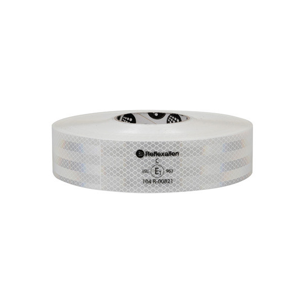 NASTRO PREMIUM BIANCO 50M.SUP RIGIDE OMOLOGATO ECE 104