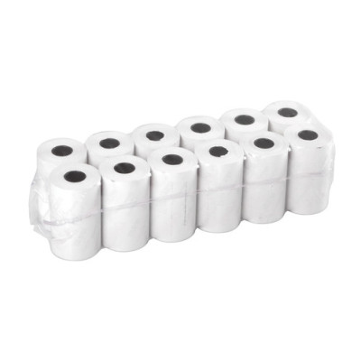 ROTOLI CARTA TERM.POS 57x15mt FORO12 DIAMETRO 34 GRAMMI 55 PEZZI 12