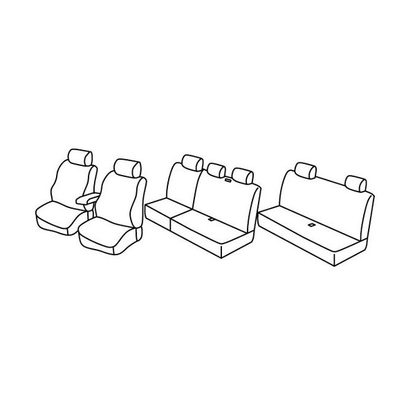 FOD.SUPERIOR NERO-BLU SU ORD. VW CADDY LIFE 5P 04+15