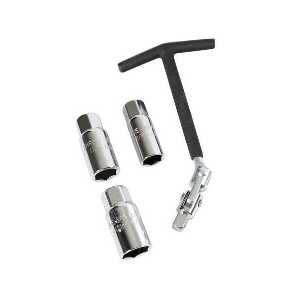 CHIAVE SVITACANDELE 16+21+18 MM CON MANICO RIVESTITO