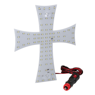 CROCE A LED BIANCA 24V