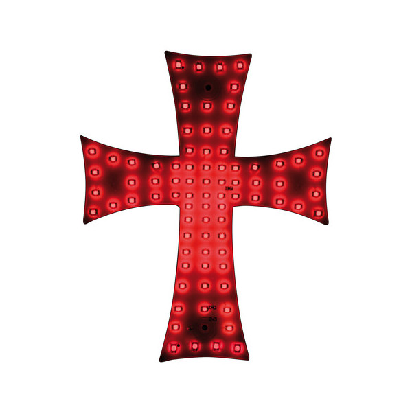 CROCE A LED ROSSA 24V
