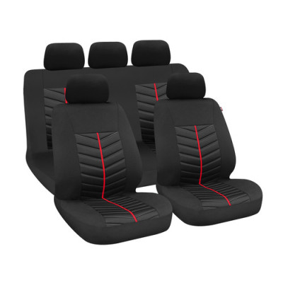 SET FODERE  RAPID  NERO-ROSSO