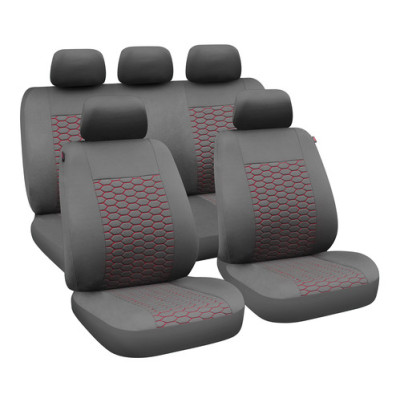 Comet, set fodere coordinate - Nero-Rosso